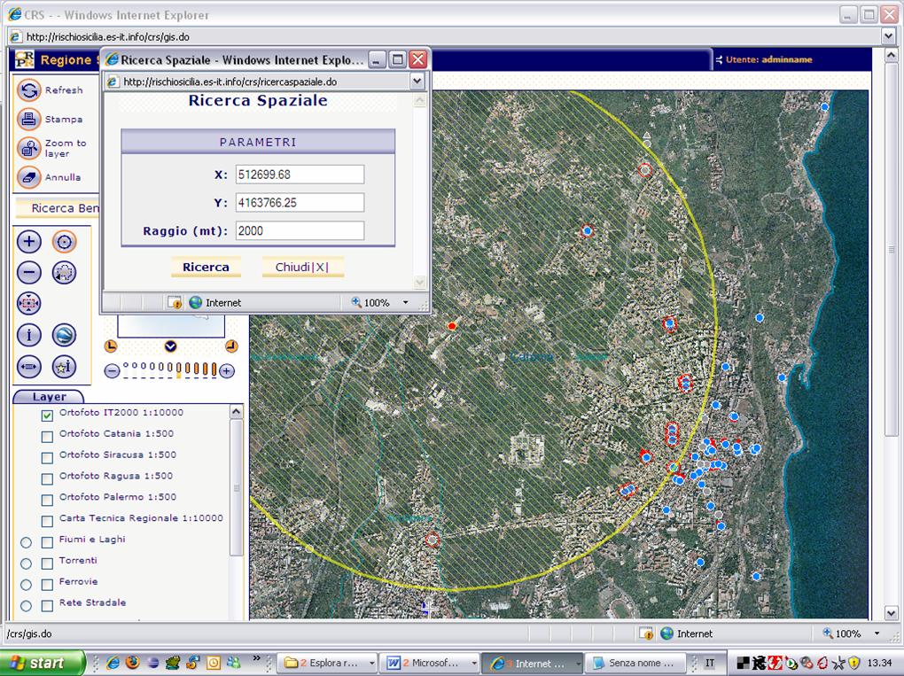 Carta del Rischio dei Beni Culturali della regione Sicilia