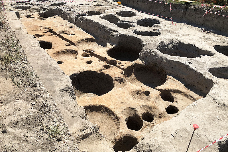 Scavo archeologico presso il sito pluristratificato di Brecciara
