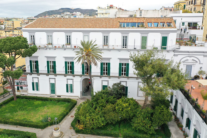 Lavori di manutenzione straordinaria dei prospetti di villa Carafa di Belvedere